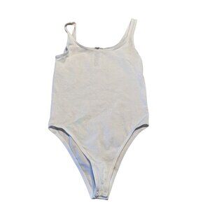 Wolford Jamaika White Stretch Jersey Tank Bodysuit Women's X-Small XS